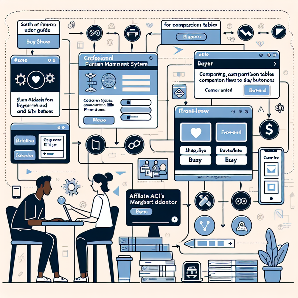 CMS-to-checkout workflow for a shoppable buyer’s guide hub