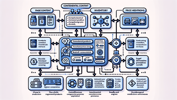 Architecture of a contextual recommendation engine that ingests intent and outputs targeted complements and bundles.