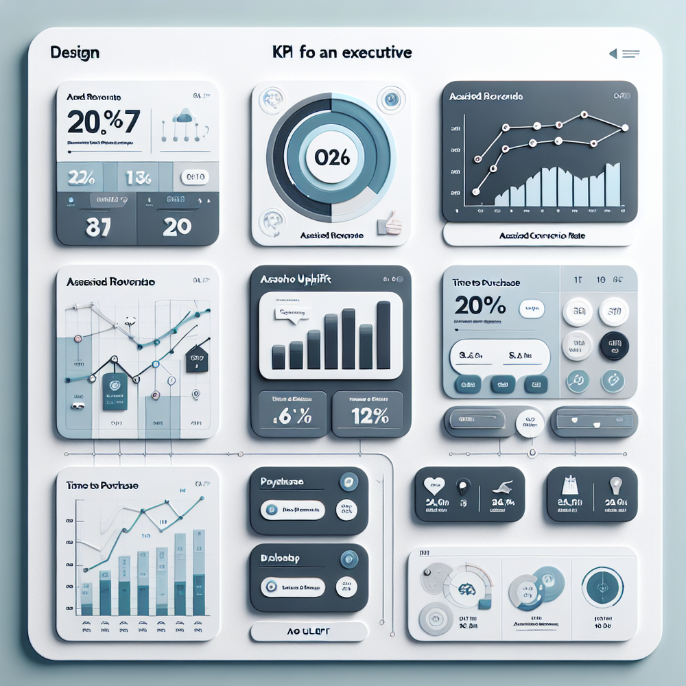 Executive dashboard summarizing assist revenue and related KPIs.