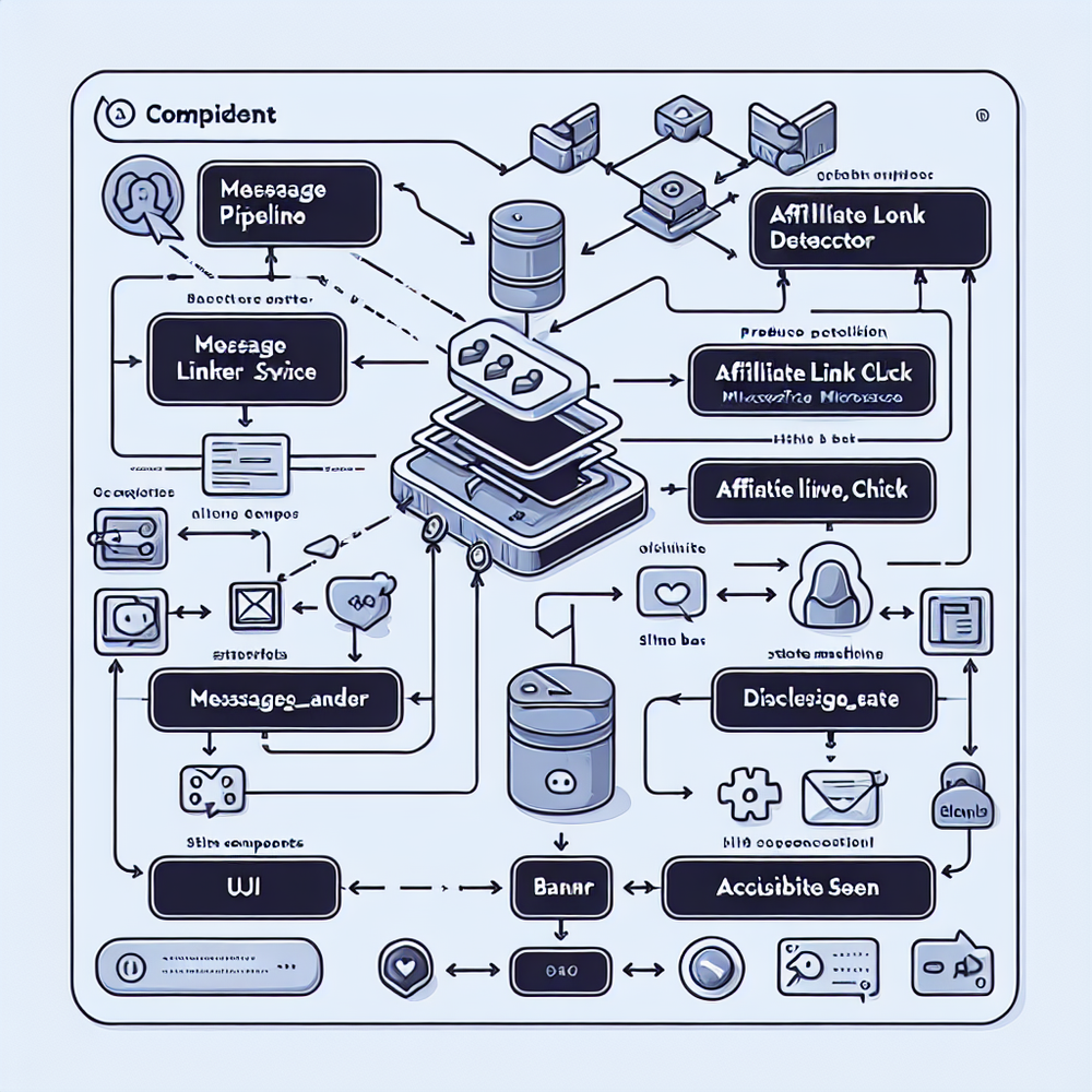 Architecture of disclosure components integrated into a chat assistant.