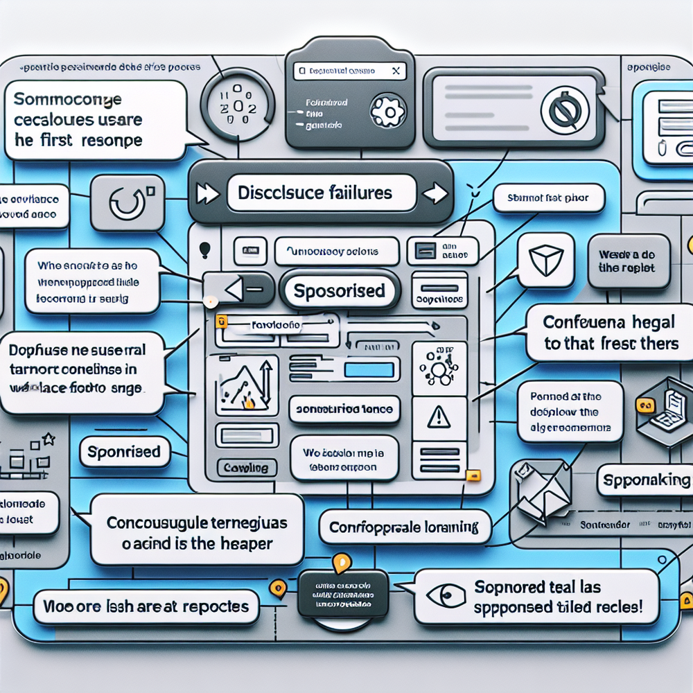 Diagram showing broken vs fixed disclosure patterns in conversational UIs.