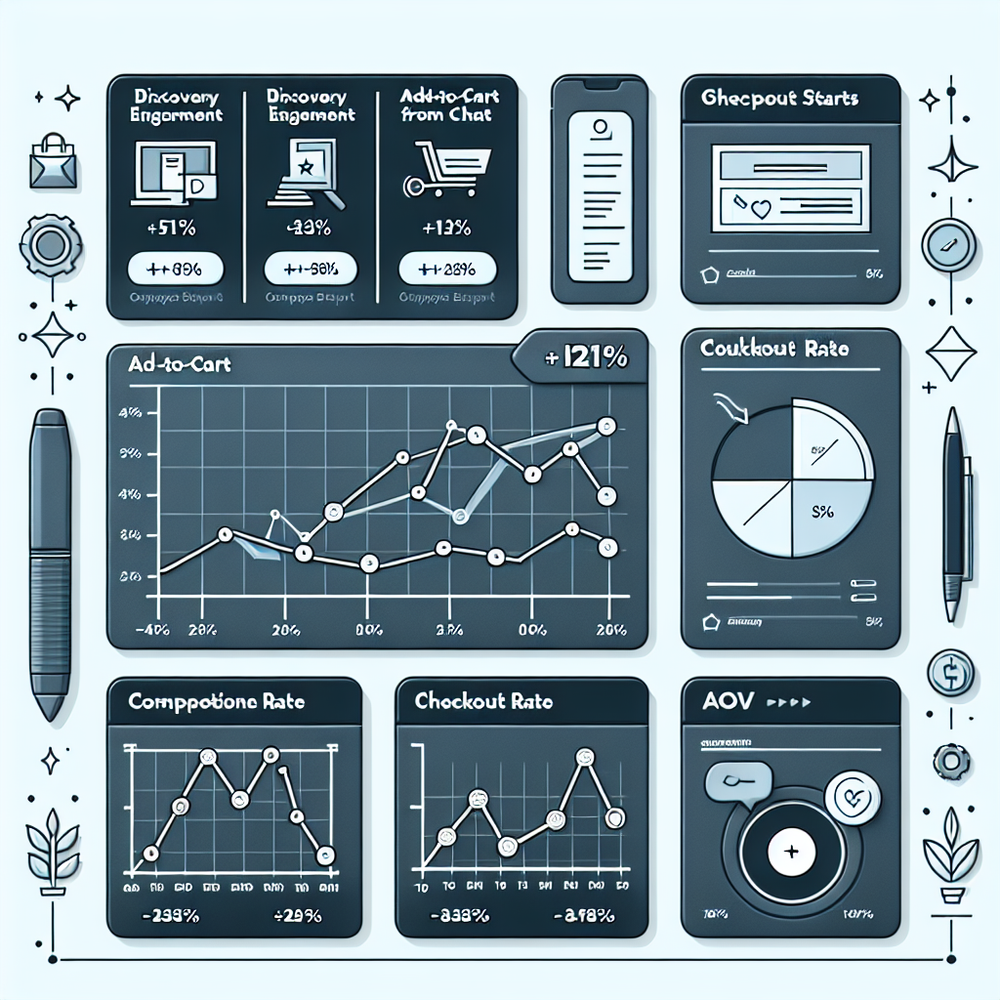 Analytics view comparing assistant-led and control cohorts across funnel KPIs.