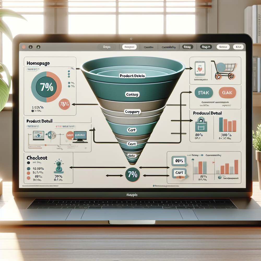 Annotated funnel showing where conversational prompts intercept major drop-offs in the shopping journey.