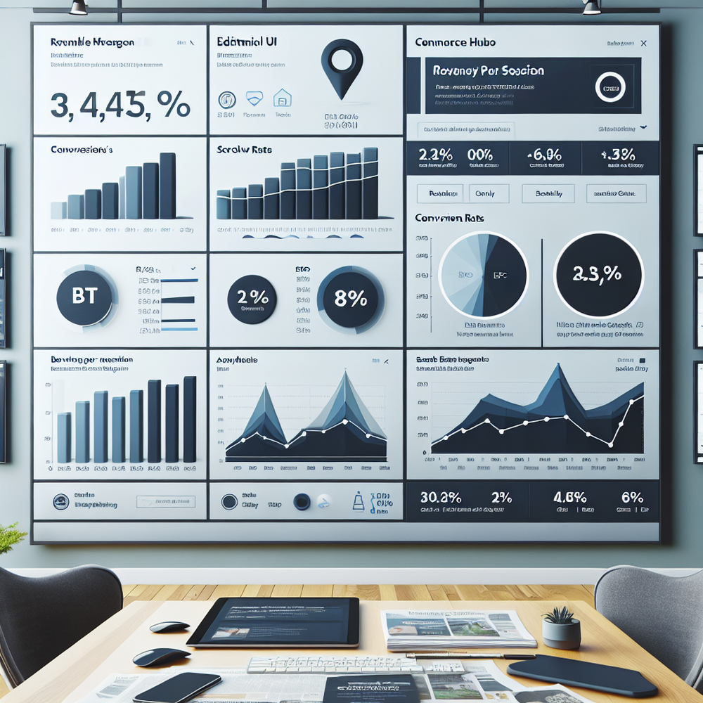 KPI dashboard for shoppable buyer’s guide performance