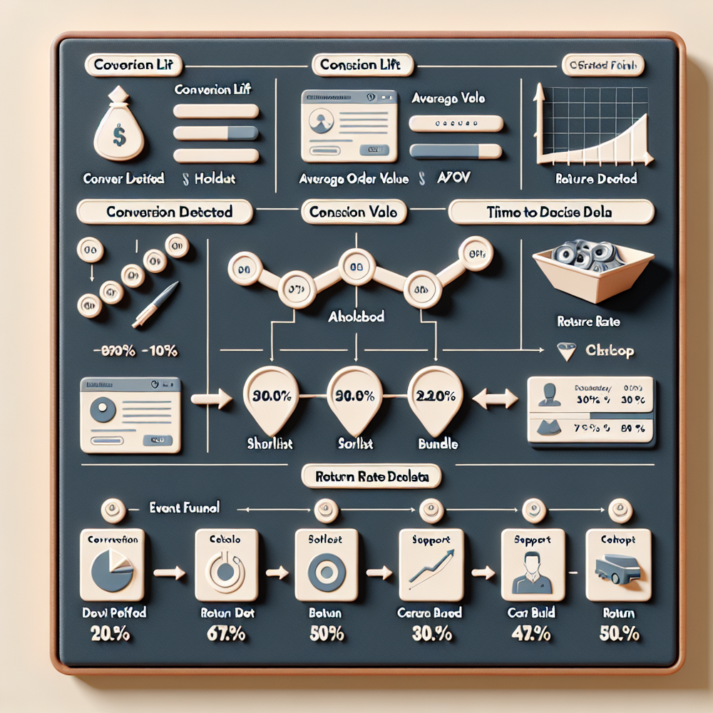Agent performance dashboard highlighting conversion lift, AOV from bundles, and time-to-decision.