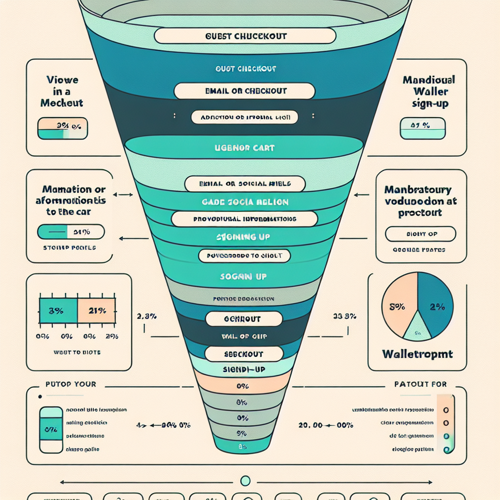 Funnel comparison highlighting enrollment drop-off for guest, email/social, and wallet-required flows.