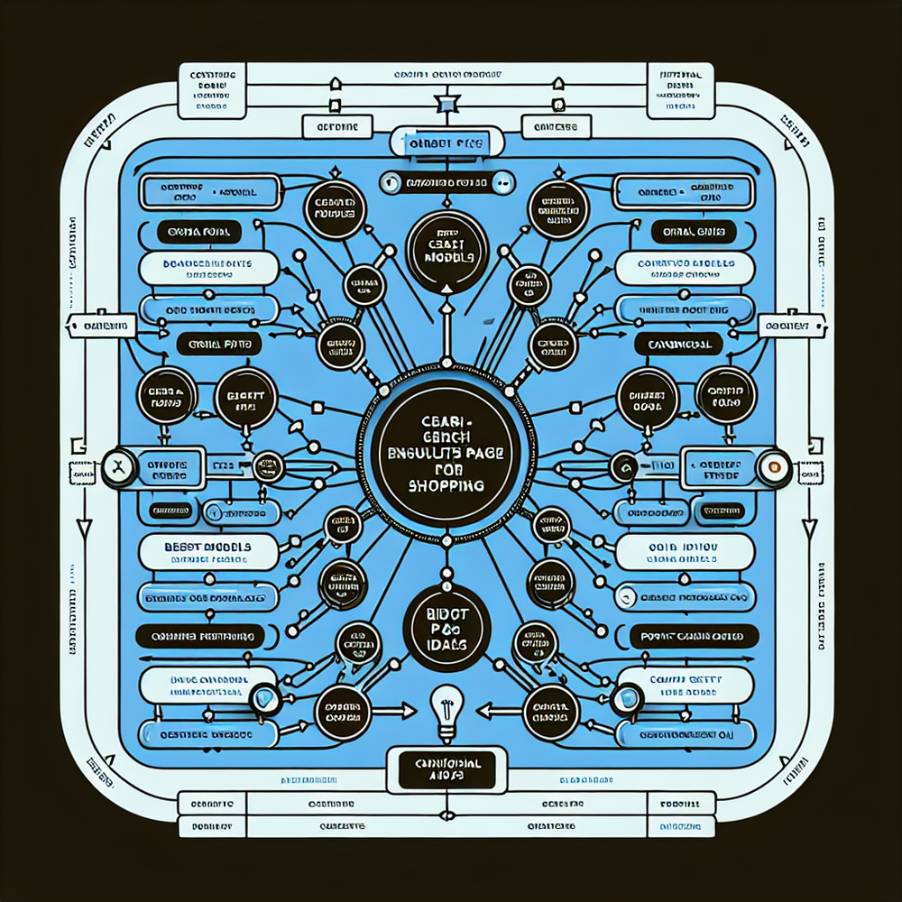 SERP intent map and assistant content clusters for shopping queries