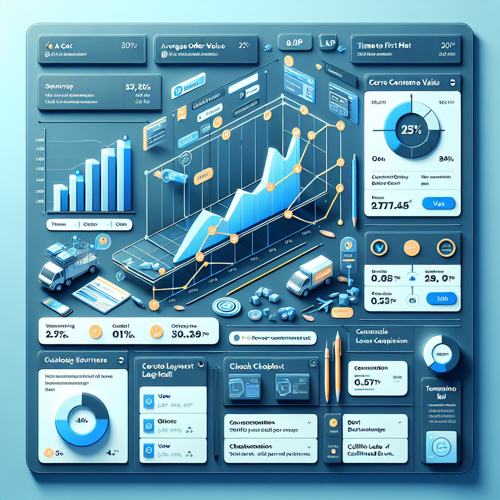 Ecommerce KPI dashboard visualizing funnel metrics, AOV, and Core Web Vitals alongside server-confirmed events.