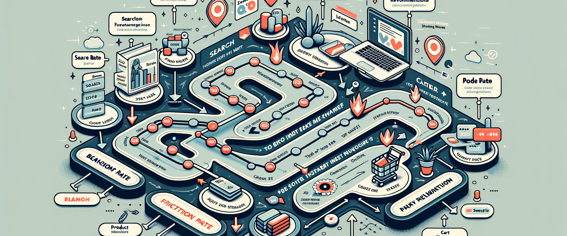 Customer journey friction heatmap highlighting where assistants can help