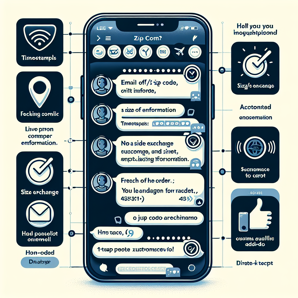 Mobile chat flow resolving order status and returns, ending with a one-tap exchange.