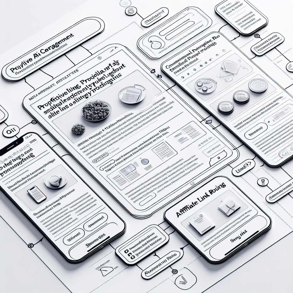 Contextual assistant flow engaging low-intent readers with subtle product suggestions.
