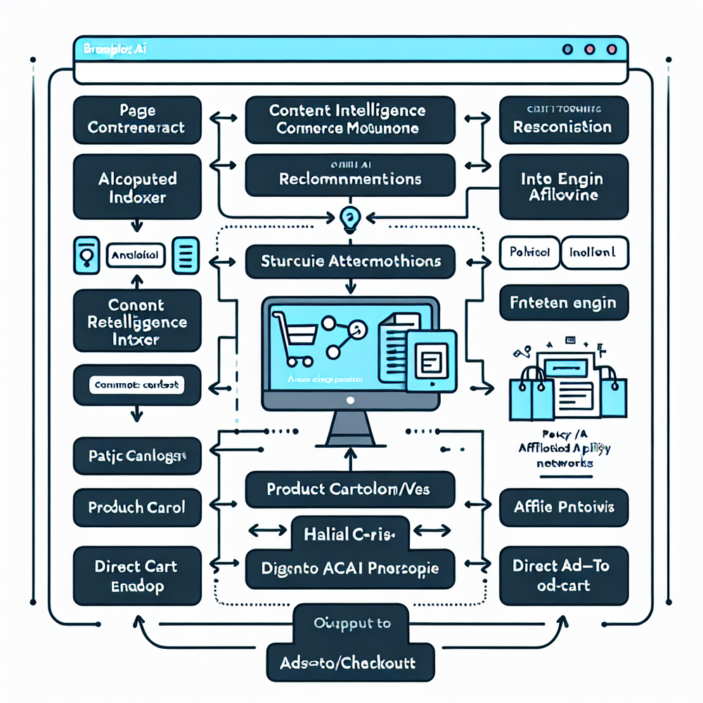 Reference architecture: from page context to cart via intent capture.