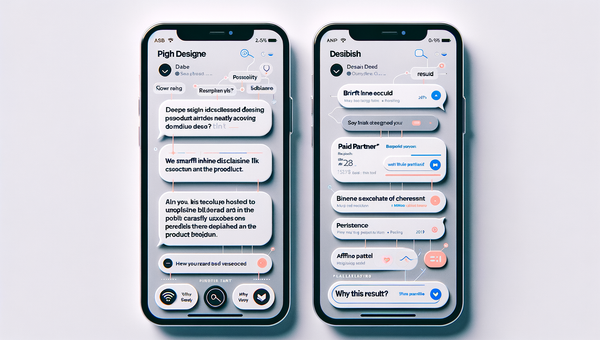 Side-by-side chat UI comparing poor vs. effective affiliate disclosure placement with annotations.