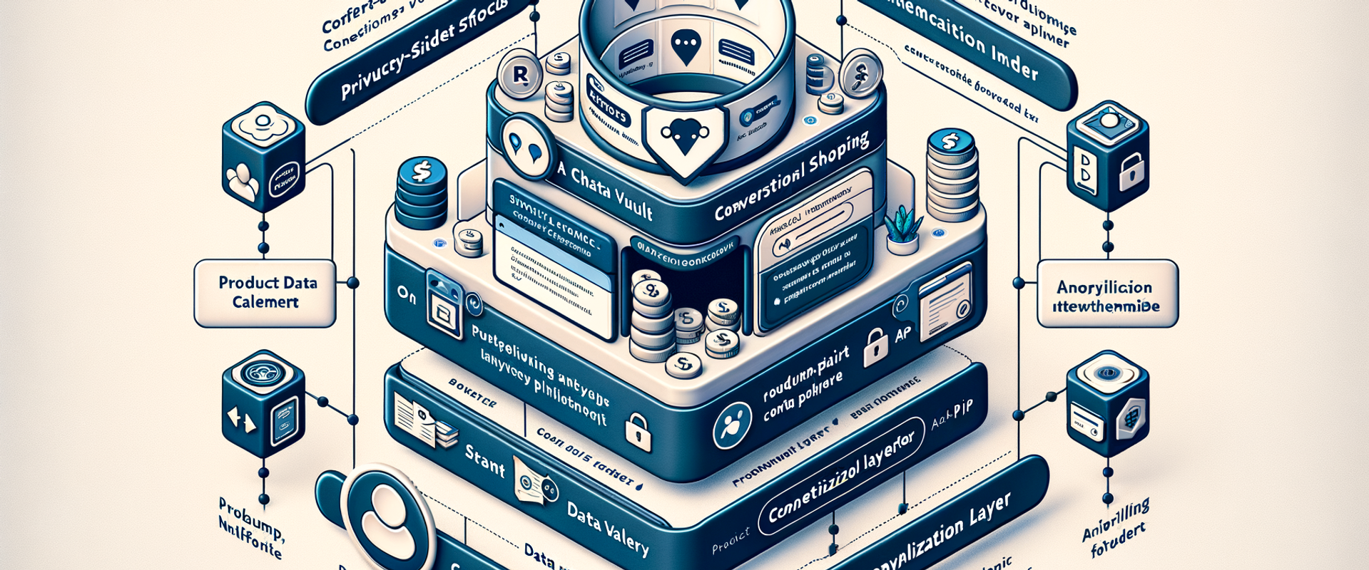 Architecture of Brambles.ai privacy-first conversational shopping with consent, indexing, and anonymization.
