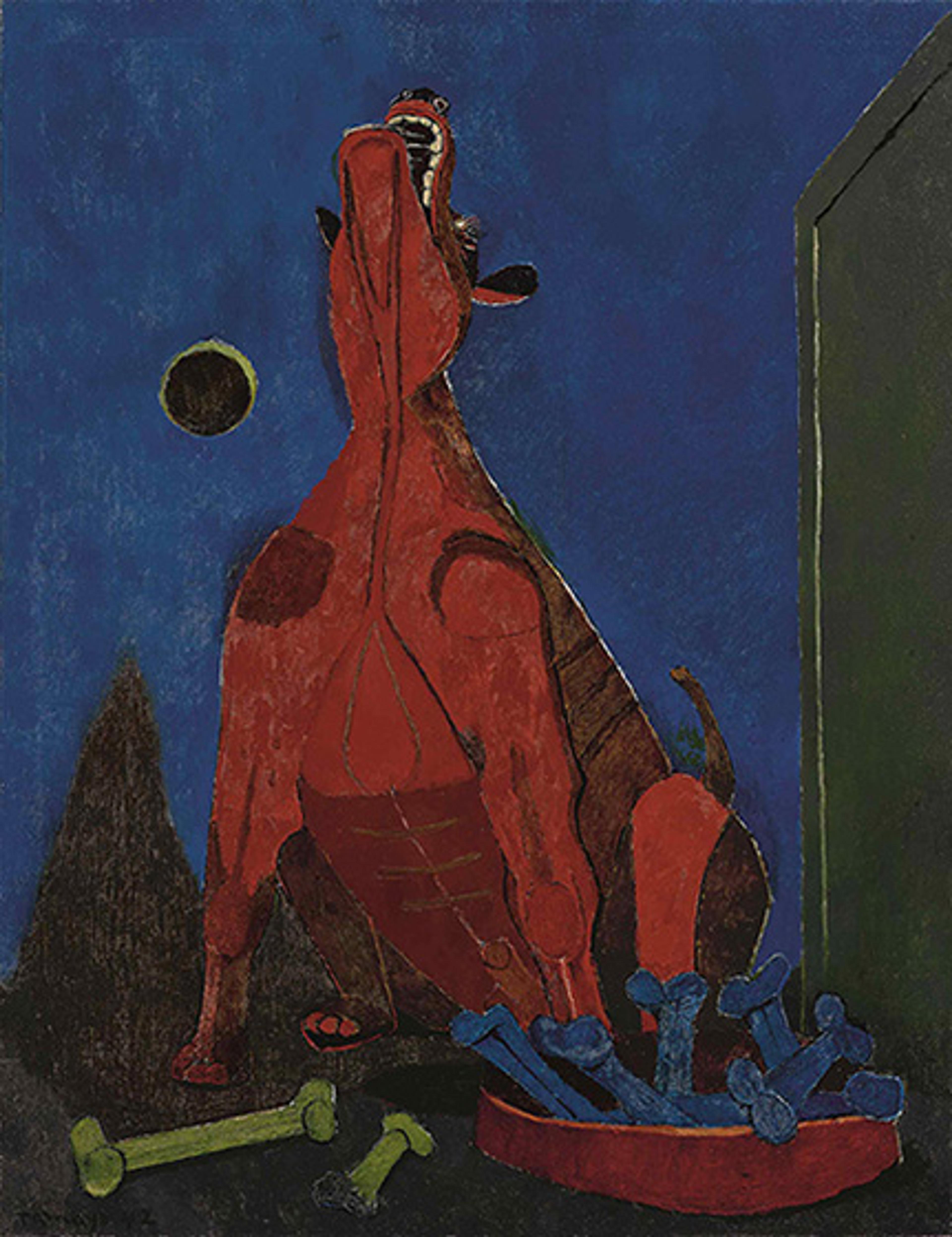 Rufino Tamayo  Perro aullando a la luna (Dog Howling at the Moon)
