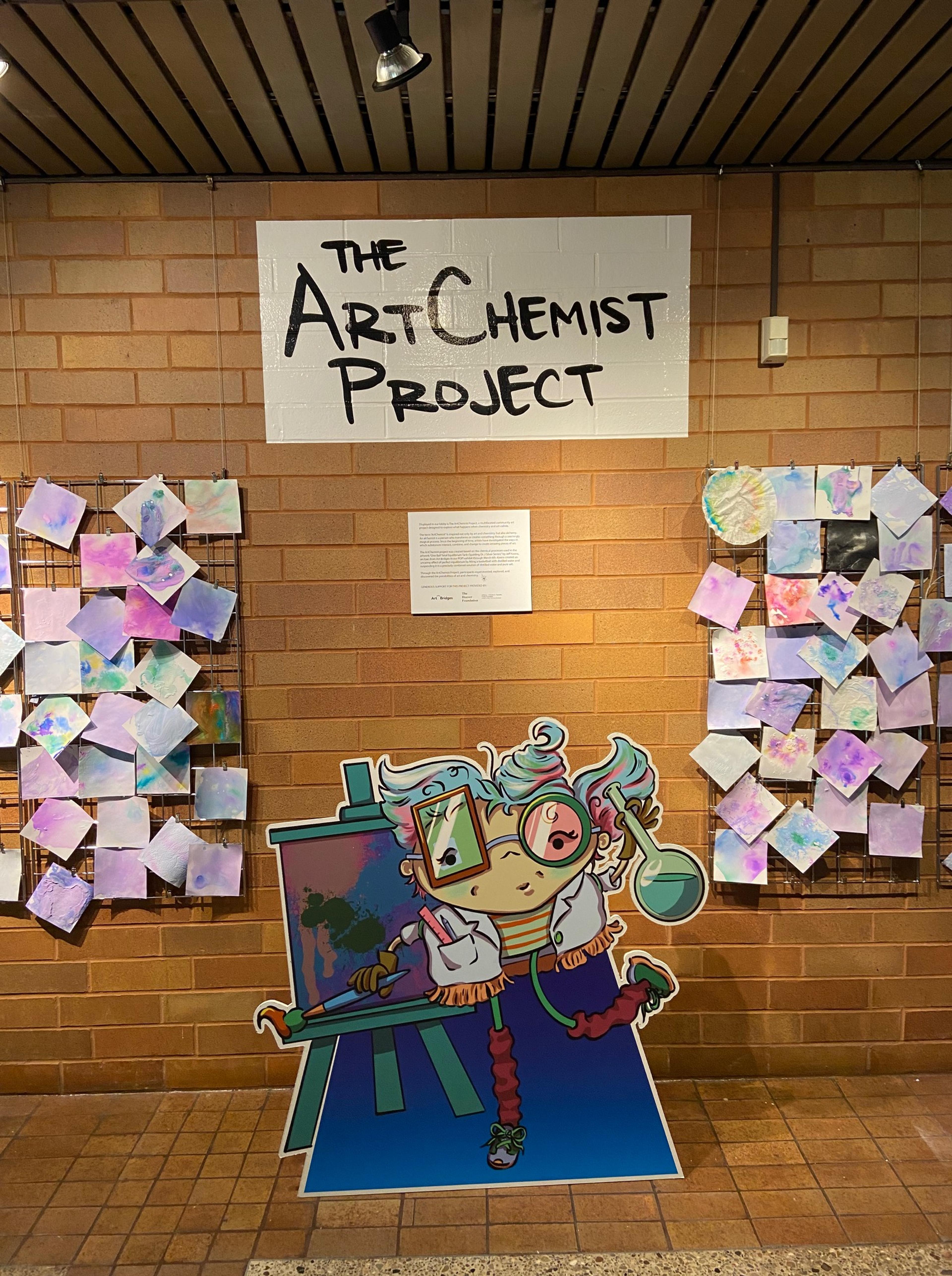 Art Chemist Project display at the Canton Museum of Art