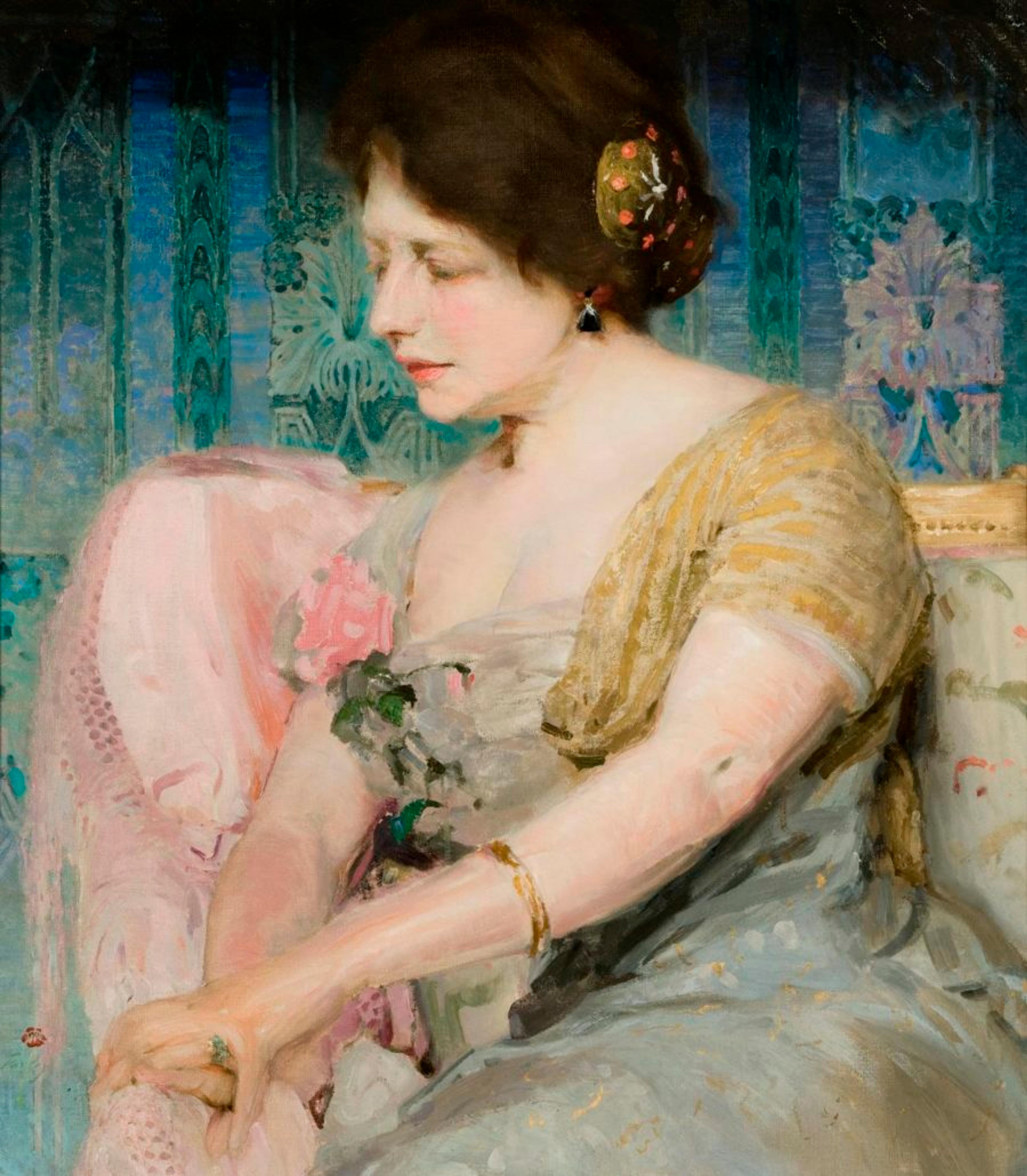 Richard Blossom Farley Blue and Gold