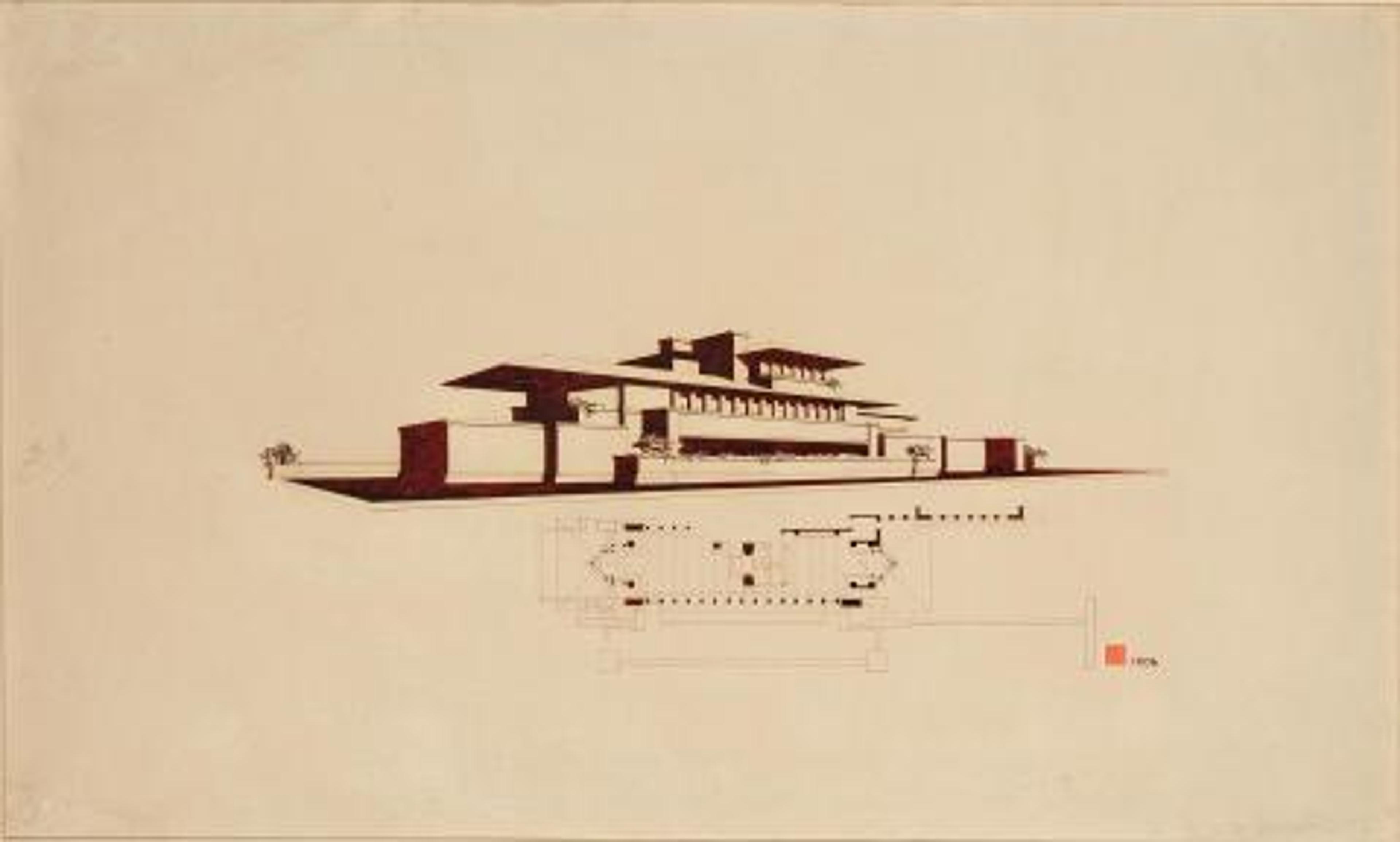 Frank Lloyd Wright  Architectural Drawings by Frank Lloyd Wright
