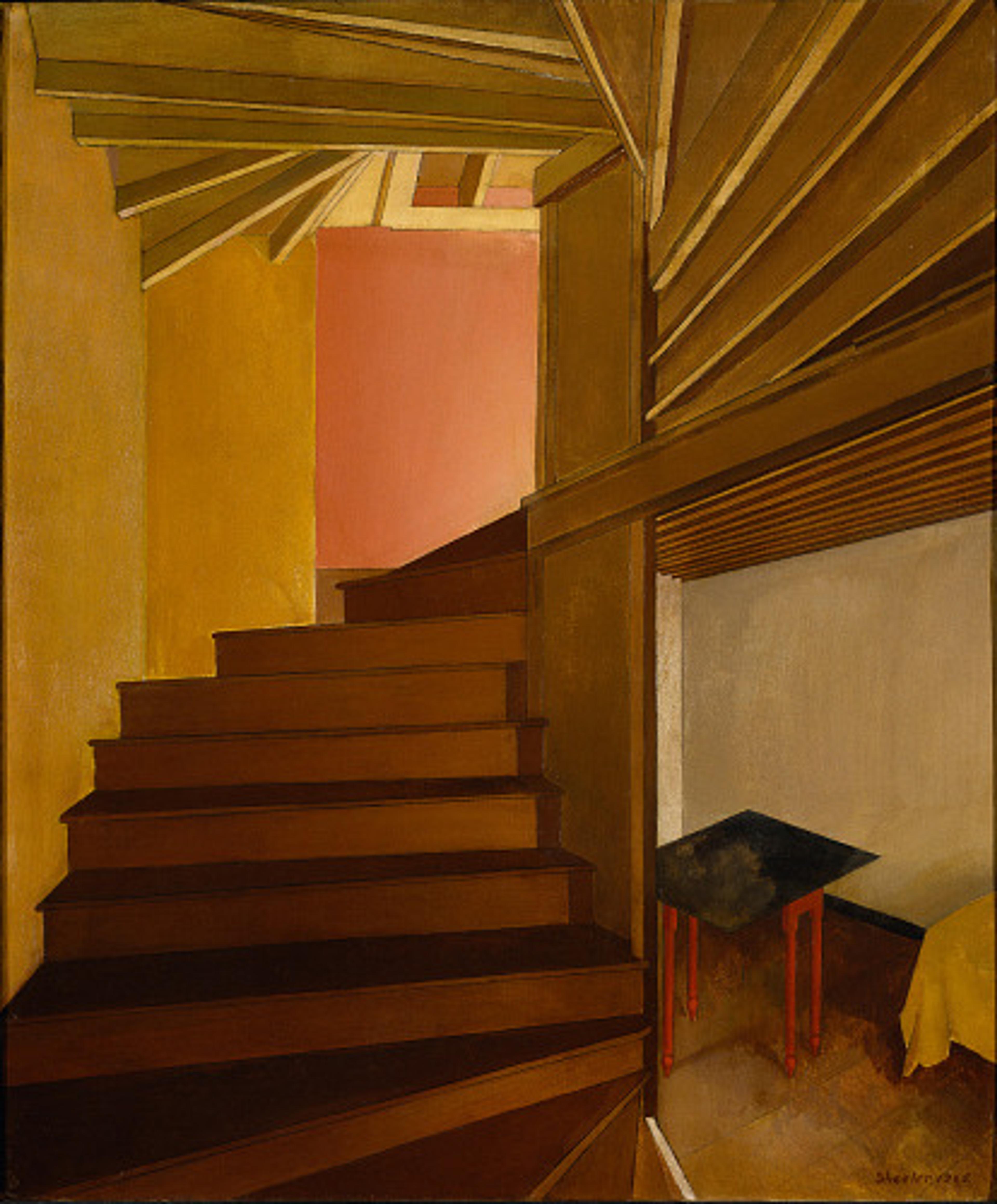 Charles Sheeler   Staircase, Doylestown
