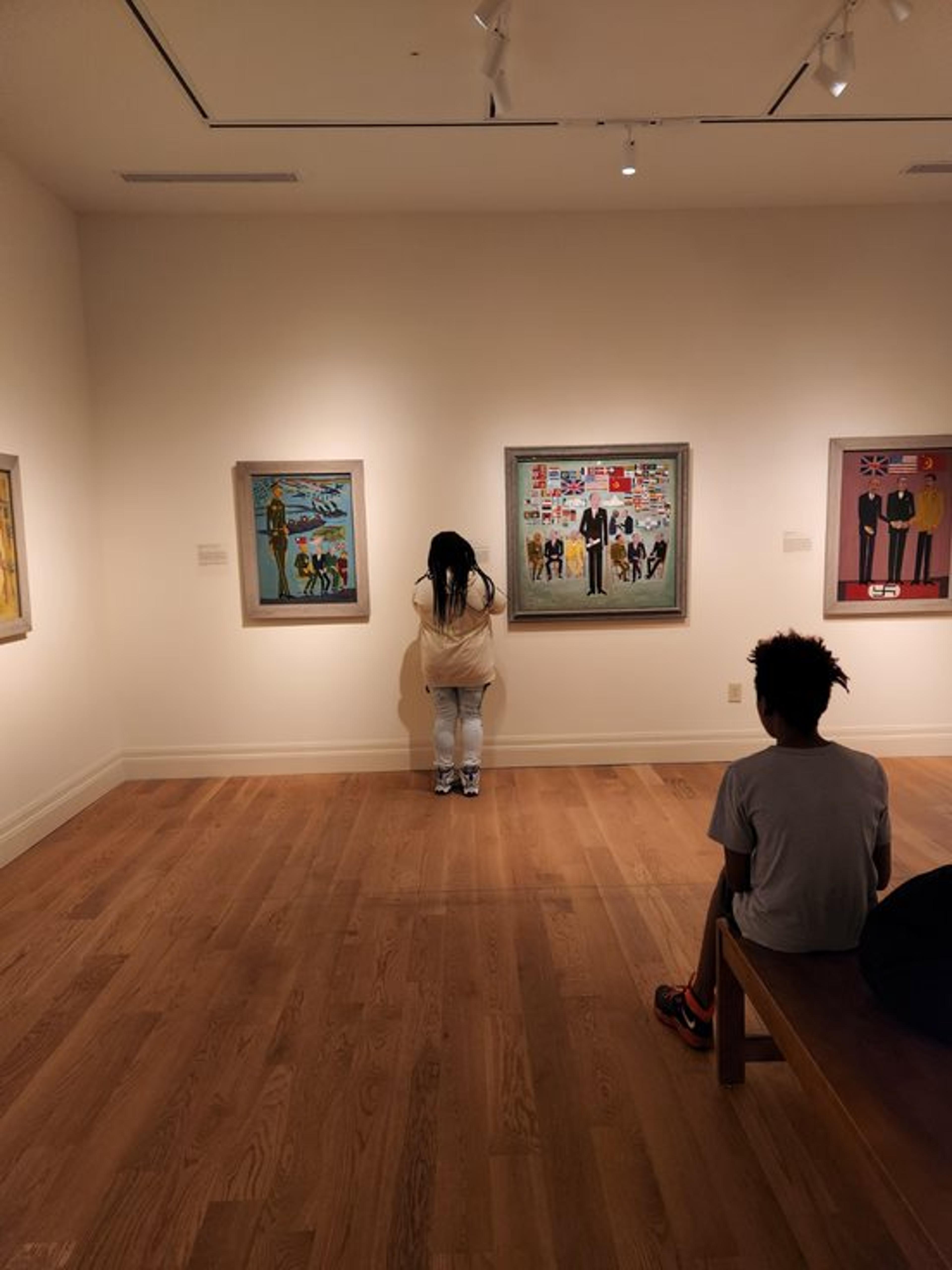 Fighters for Freedom: William H. Johnson Picturing Justice installation