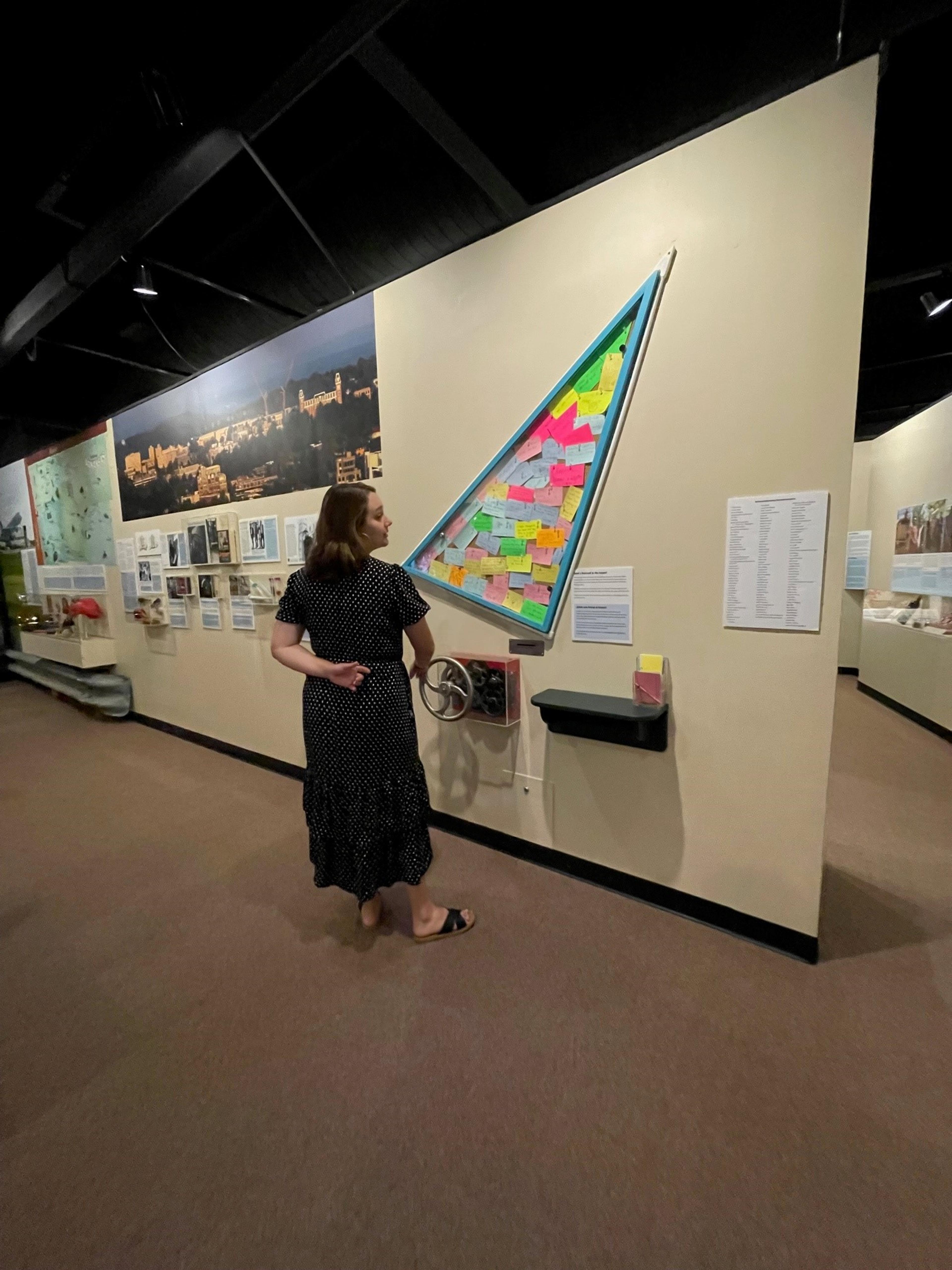 Art Bridges Fellow Lianna González at Shiloh Museum (Springdale, AR).