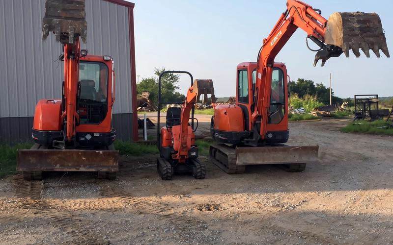 Kubota mini excavators