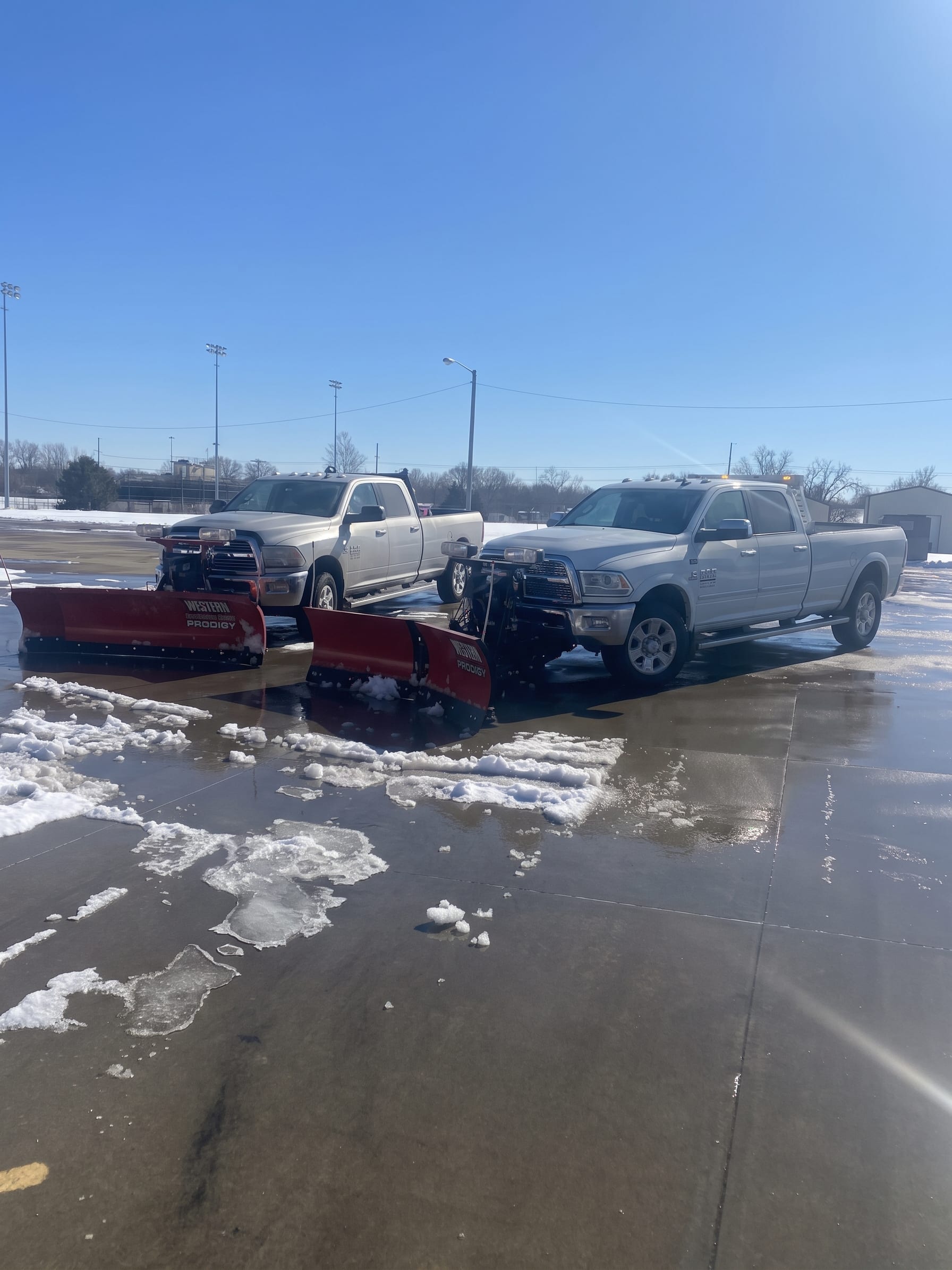 Plow trucks working a lot