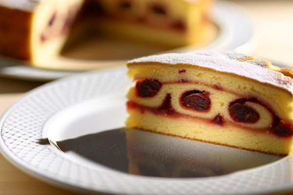 Low-Carb Hagebutten-Reindling - professionelles Food-Foto von DALL-E 3