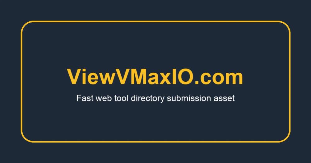 Banner of ViewVMaxIO