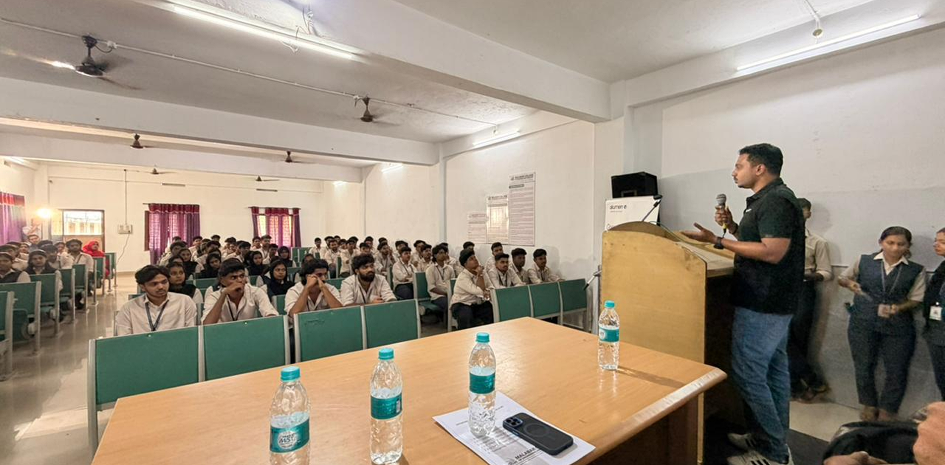 Student awareness session at Malabar College Of Engineering & Technology.