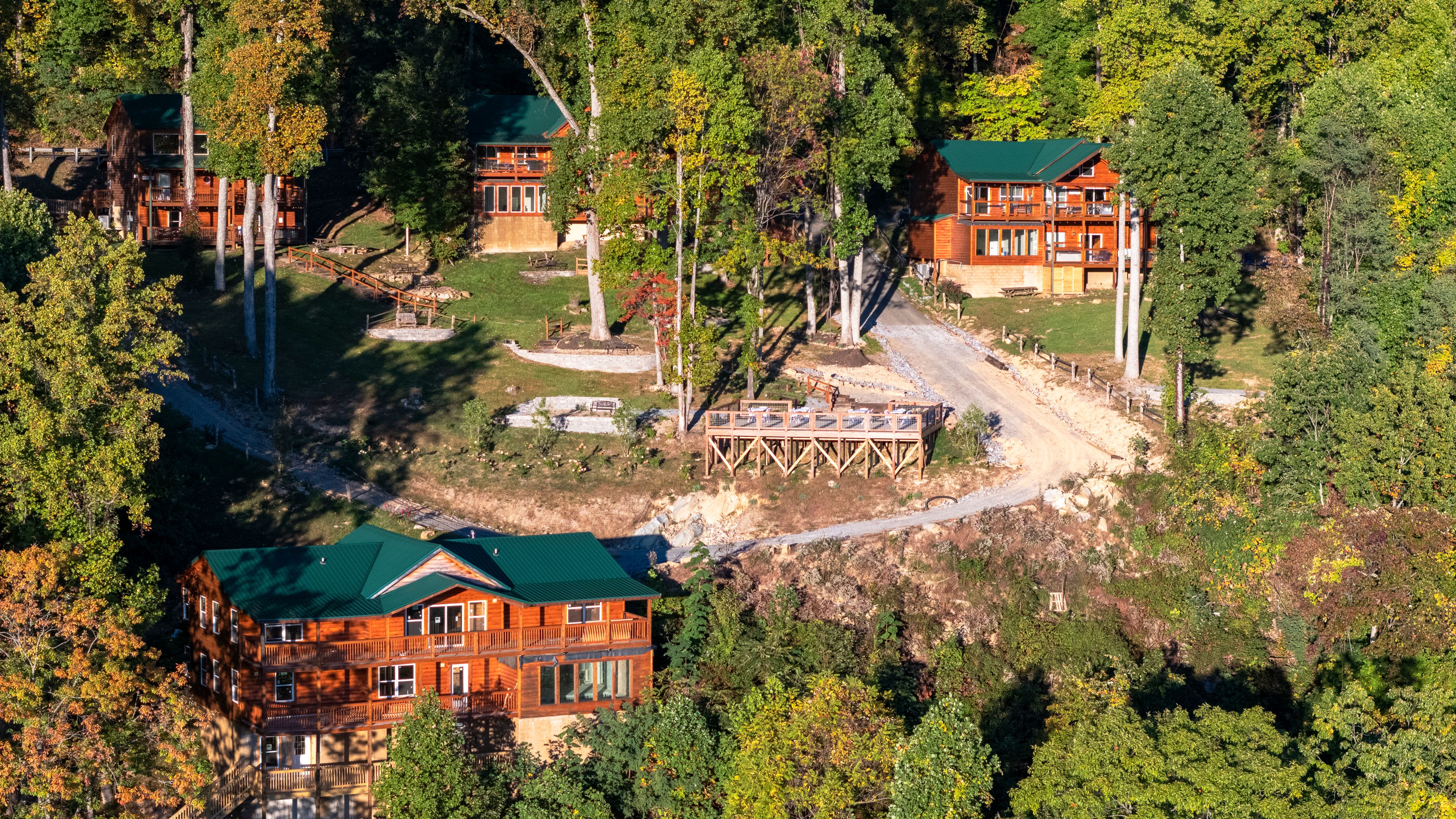 2 cabins included in package, total of 4 properties on-site