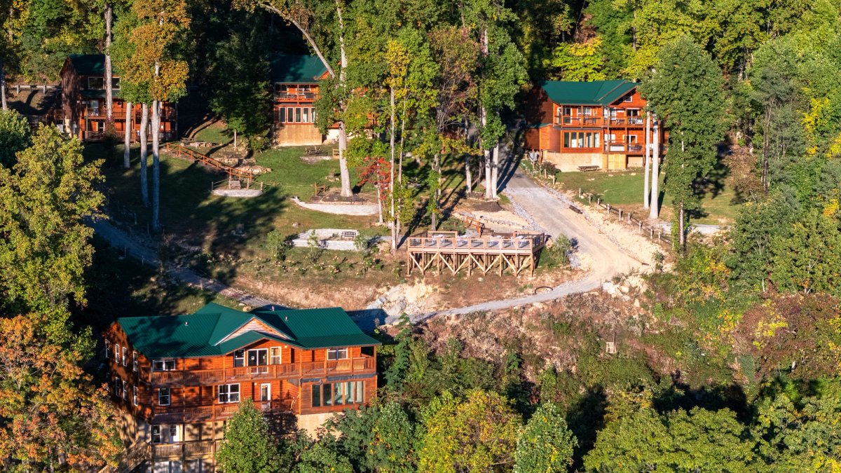 Aerial of Bluff Mountain