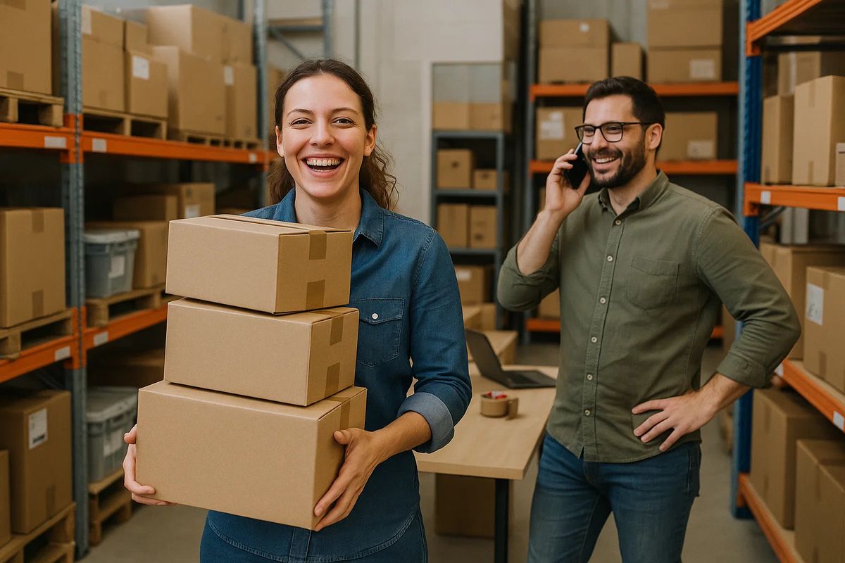 Automatisation whatsApp entrepôt e-commerce