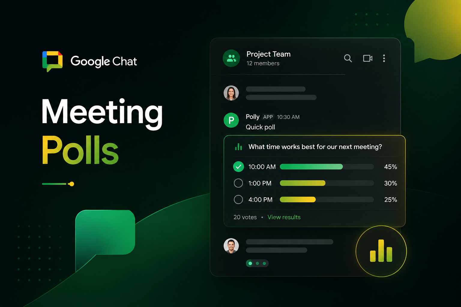 Google Chat Gets Polly Integration for Instant Polls and Feedback 