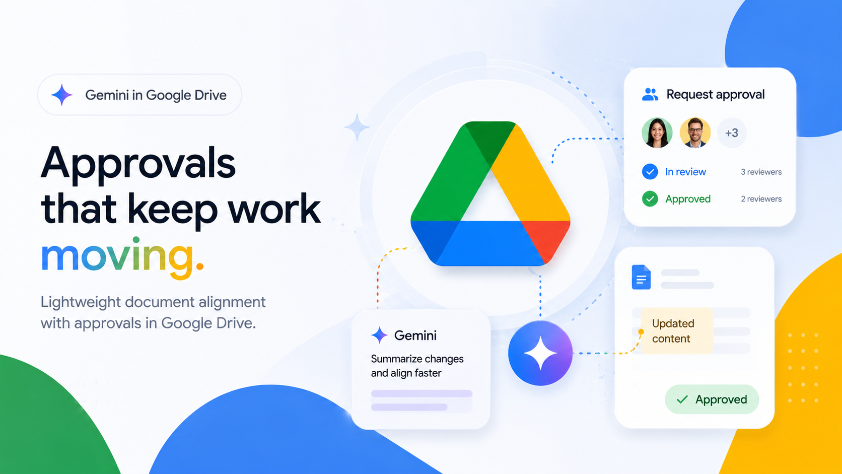 Google Drive's New Alignment Approvals Help Teams Keep Work Moving