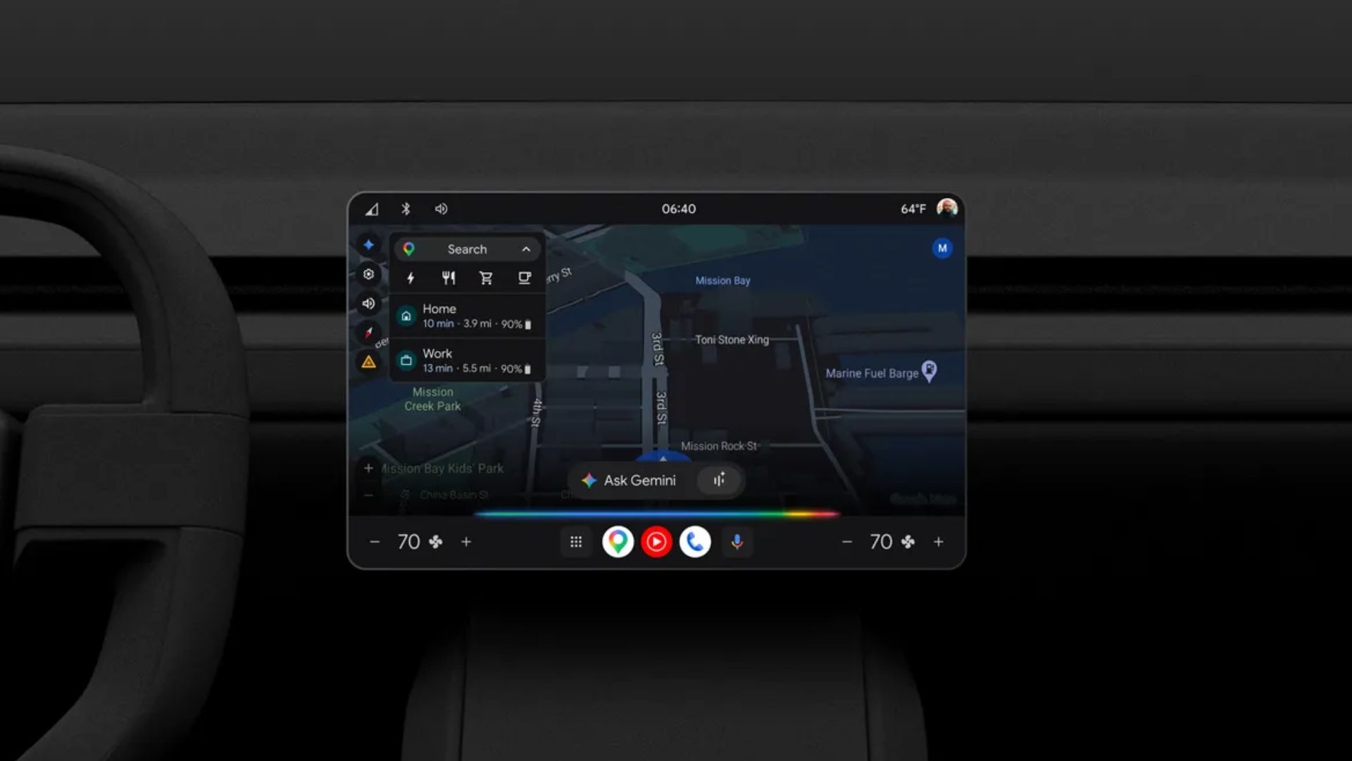 Gemini officially lands in cars with Google built-in. 