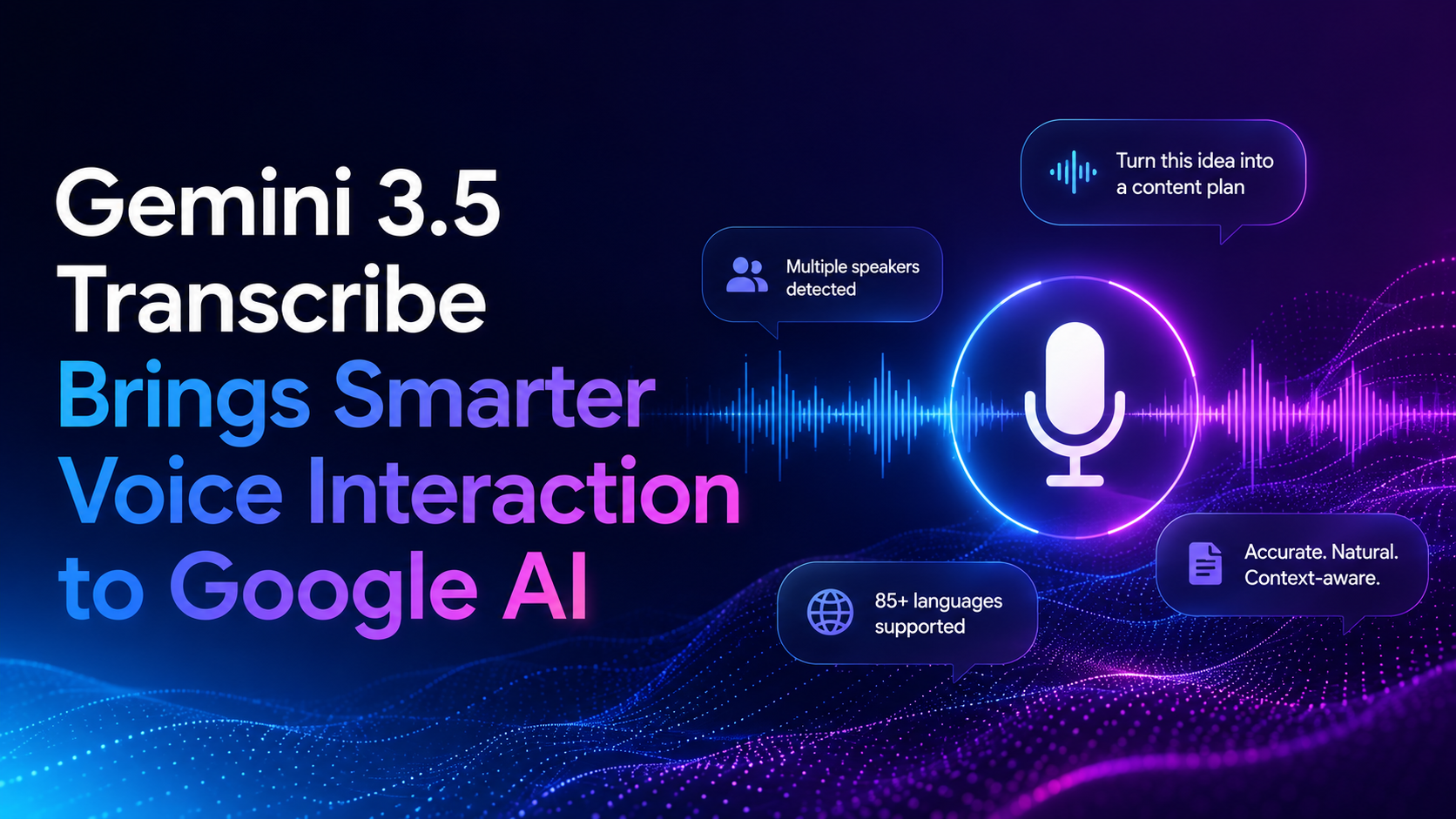 Gemini 3.5 Brings Smarter Voice Interaction to Google AI
