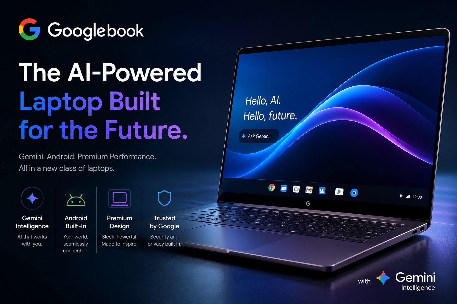 Googlebook Brings Gemini AI to a New Generation of Laptops