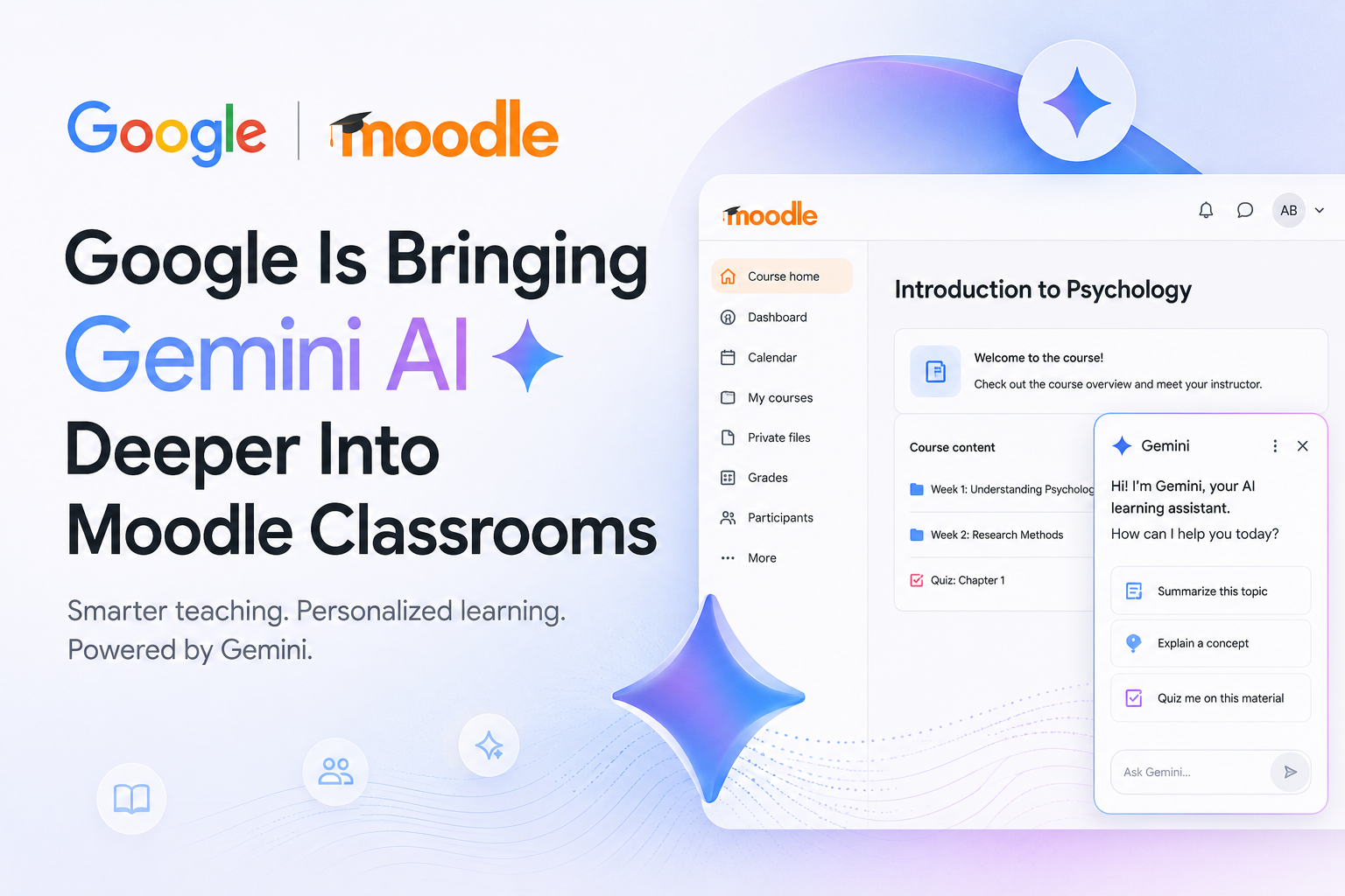 Google Is Bringing Gemini AI Deeper Into Moodle Classrooms