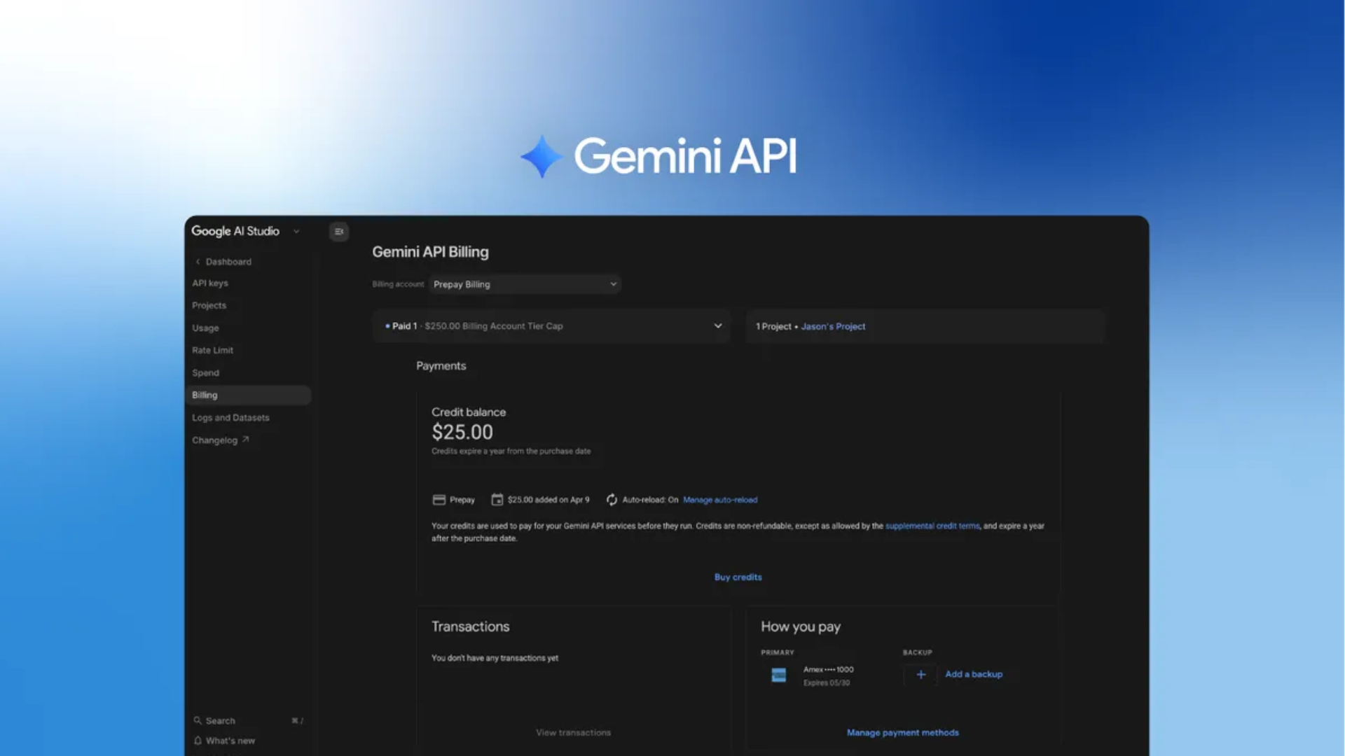 Prepay for the Gemini API is Here
