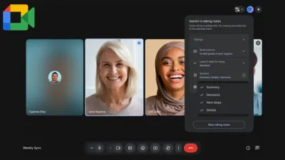 Customizing the Way Google Meet Takes Notes 
