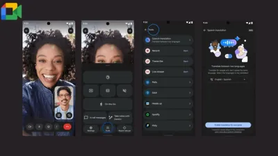  Speech Translation in Google Meet Arrives on Mobile
