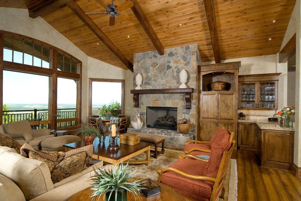 Overlook Stone Fireplace