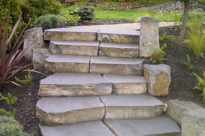 Whistler Basalt Stone Steps