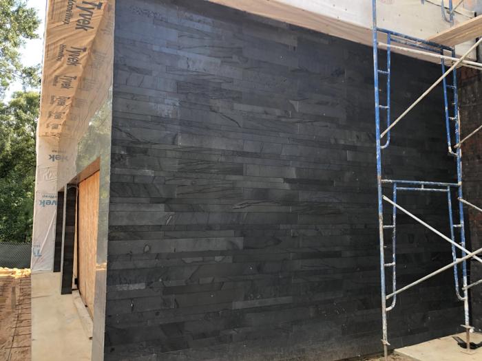 Graphite Plank Modern Home Installation Pattern