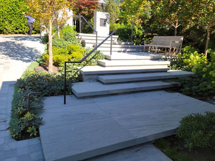 Champagne Grey Stair Treads