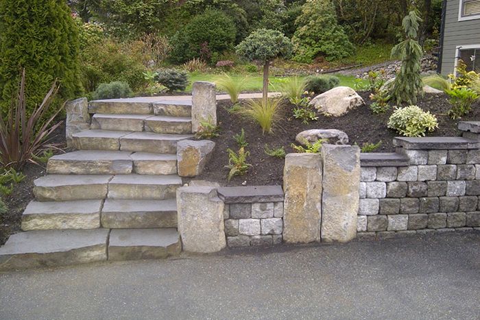 Whistler Basalt Stone Steps