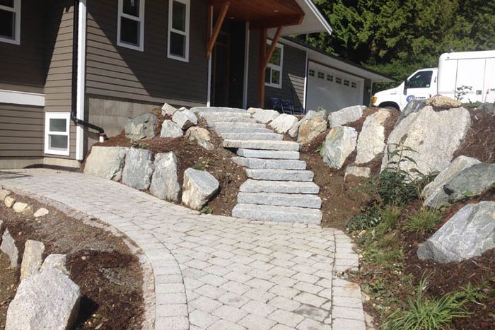 Hardy Island Granite Steps