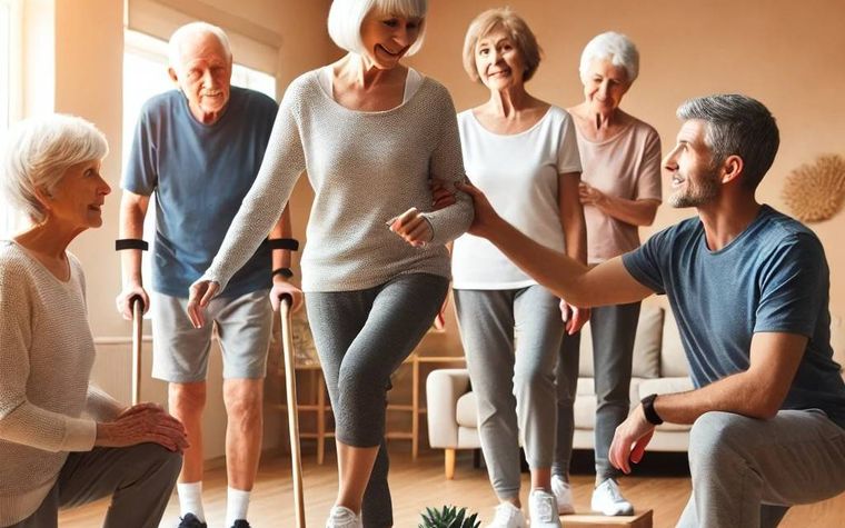 Animer un atelier équilibre pour la prévention des chutes des personnes âgées