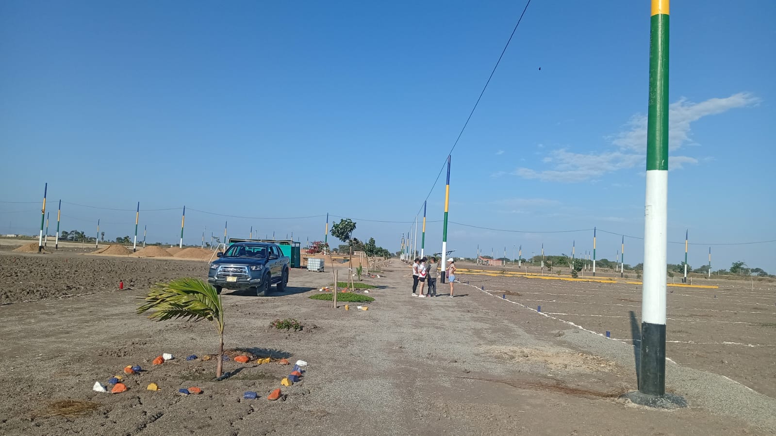 Visita guiada a un cliente en la etapa II del proyecto inmobiliario Expande de Lambayeque.